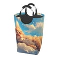 thumbnail image 1 of KLL Cloud Sleeping Cat Laundry Hamper,Large Canvas Fabric Lightweight Storage Basket Toy Organizer Dirty Clothes Collapsible Waterproof, 1 of 6