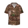 thumbnail image 1 of KLL Coffee Beans Print Men's Shirt Short Sleeve Button Down Summer Cuba Beach Shirts- 3X-Large, 1 of 7