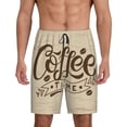thumbnail image 1 of KLL Coffee Time (2) for Men's 1-Pack Shorts,Sleep Pajama Shorts for Men Soft Pj Shorts Men's Pajama Bottoms Sleepwear -4X-Large, 1 of 7