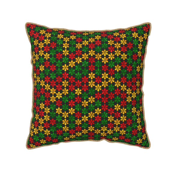 KLL Color Music1 Decorative Throw Pillow Covers Velvet Soft for Couch Sofa Bedroom Living Room Outdoor (No pillow core)- 20"x20"