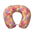 thumbnail image 1 of KLL Colorful Autumn Forest Trees Pattern Memory Foam Cervical Neck Pillow Versatile U-Shaped Pillows for Home/Office/Camping/Travelling/Soft Washable Cover, 1 of 8