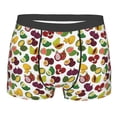 thumbnail image 1 of KLL Colorful Fruits Men's Cotton Boxer Briefs Underwear-Medium, 1 of 8