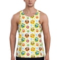 thumbnail image 1 of KLL Colorful Owls 1 Print Men's Muscle Gym Workout Stringer Tank Tops Bodybuilding Fitness T-Shirts Tank Tops Men-4X-Large, 1 of 7
