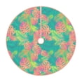 thumbnail image 1 of KLL Colorful Palm Leaves Christmas Tree Skirt 48" ,Party Decorations Farmhouse for Christmas Decorations Holiday Party, 1 of 6