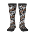 thumbnail image 1 of KLL Colorful Screws Print Cool Socks Men's Women's Crew Socks Funny Crazy Novelty Stockings, 1 of 6