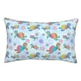 thumbnail image 1 of KLL Colorful Sea Turtle Pillow Covers Envelope Closure,Super Soft and Cozy Fuzzy Fleece Pillow Case Cover (No pillow core） 16"x24", 1 of 5