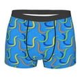thumbnail image 1 of KLL Colorful Snake Men's Cotton Boxer Briefs Underwear-Small, 1 of 8