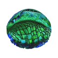 thumbnail image 1 of KLL Colorful Stained Glass Crocodile Pattern Shower Cap & Bath Cap for Women,Reversible Oversized Waterproof Shower Caps for all Hair Lengths,Elastic Reusable Bathing Hair Cap, 1 of 6