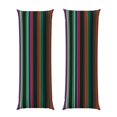 thumbnail image 1 of KLL Colorful Stripes Pattern Long Body Pillow Cover,20x60 Body Pillow Cases,Soft Brushed Microfiber Invisible Zipper Design-Pillow core not included, 1 of 7