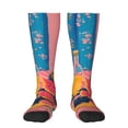 thumbnail image 1 of KLL Colorful Summer Fruit Table Print Cool Socks Men's Women's Crew Socks Funny Crazy Novelty Stockings, 1 of 6