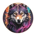 thumbnail image 1 of KLL Colorful Wolf Head A Christmas Tree Skirt 30" ,Party Decorations Farmhouse for Christmas Decorations Holiday Party, 1 of 1