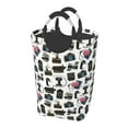 thumbnail image 1 of KLL Cool Camera Laundry Hamper,Large Canvas Fabric Lightweight Storage Basket Toy Organizer Dirty Clothes Collapsible Waterproof, 1 of 6