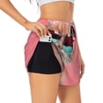 thumbnail image 1 of KLL Cool Cat Pink Sunglasses Pattern Shorts Women,Athletic Shorts High Waisted Running Shorts Pocket Sporty Short Gym Elastic Workout Shorts-X-Large, 1 of 7