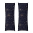 thumbnail image 1 of KLL Copper-Gold Gloss Outline Chrysanthemum Pattern Long Body Pillow Cover,20x60 Body Pillow Cases,Soft Brushed Microfiber Invisible Zipper Design-Pillow core not included, 1 of 7