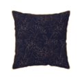 thumbnail image 1 of KLL Copper-Gold Gloss Outline Flower1 Decorative Throw Pillow Covers Velvet Soft for Couch Sofa Bedroom Living Room Outdoor (No pillow core)- 18"x18", 1 of 5