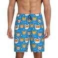 thumbnail image 1 of KLL Corgi Dog Face for Men's 1-Pack Shorts,Sleep Pajama Shorts for Men Soft Pj Shorts Men's Pajama Bottoms Sleepwear -Medium, 1 of 7