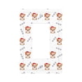 thumbnail image 1 of KLL Corgi With Santa Claus Hat Pattern Electrical Outlet Covers, 3" x 5" 1 Pack Electric Receptacle Plug Covers for Decorator Receptacle Outlet & Switch-Style U, 1 of 6