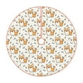 thumbnail image 1 of KLL Corgi with Hearts Christmas Tree Skirt 36" ,Party Decorations Farmhouse for Christmas Decorations Holiday Party, 1 of 6