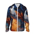 thumbnail image 1 of KLL Cosmic Dog Starry Night Print Men's Women’s UPF 50+ Sun Protection Outdoor Hoodie Jacket Long Sleeve Fishing Hiking Performance Shirt- 3X-Large, 1 of 5