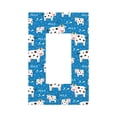 thumbnail image 1 of KLL Cows Milk Pattern Electrical Outlet Covers, 3" x 5" 1 Pack Electric Receptacle Plug Covers for Decorator Receptacle Outlet & Switch-Style U, 1 of 6