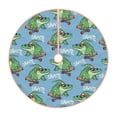 thumbnail image 1 of KLL Crocodile Riding Skateboard Christmas Tree Skirt 48" ,Party Decorations Farmhouse for Christmas Decorations Holiday Party, 1 of 1