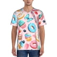 thumbnail image 1 of KLL Cupcakes and Donuts for Men's Baseball Shirts,Short Sleeve Casual Shirts Button Down Shirt for Men Beach Summer Wedding Shirt-4X-Large, 1 of 7