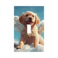 thumbnail image 1 of KLL Cute Angel Winged Dog Pattern Electrical Outlet Covers, 3" x 5" 1 Pack Electric Receptacle Plug Covers for Decorator Receptacle Outlet & Switch-Style T, 1 of 6