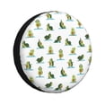 thumbnail image 1 of KLL Cute Avocado Yoga Pattern 14-17 inch Spare Tire Cover Universal Wheel Protector for Truck SUV Trailer Camping Rv Tire Covers-17 inch, 1 of 6