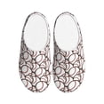 thumbnail image 1 of KLL Cute Baseball Pattern Adult Unisex Cozy Slippers,Fuzzy Slip-on Slippers TPR Sole Slippers Comfort Plush Home Footwear for Indoor & Outdoor-46/47, 1 of 7