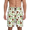 thumbnail image 1 of KLL Cute Bear for Men's 1-Pack Shorts,Sleep Pajama Shorts for Men Soft Pj Shorts Men's Pajama Bottoms Sleepwear -Medium, 1 of 7