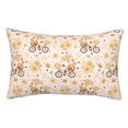 thumbnail image 1 of KLL Cute Bee Gnome1 Pillow Covers Envelope Closure,Super Soft and Cozy Fuzzy Fleece Pillow Case Cover (No pillow core） 16"x24", 1 of 5