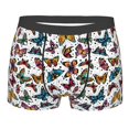 thumbnail image 1 of KLL Cute Butterfly Men's Cotton Boxer Briefs Underwear-Small, 1 of 8