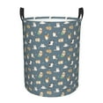 thumbnail image 1 of KLL Cute Cats And Dogs Waterproof Foldable Laundry Hamper Bucket with Handles for Storage Bin,Kids Room,Home Organizer (Small ), 1 of 7