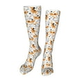 thumbnail image 1 of KLL Cute Dog Print Cool Socks Men's Women's Crew Socks Funny Crazy Novelty Stockings, 1 of 8
