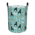 thumbnail image 1 of KLL Cute Dog Waterproof Foldable Laundry Hamper Bucket with Handles for Storage Bin,Kids Room,Home Organizer (Medium ), 1 of 7