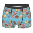 thumbnail image 1 of KLL Cute Donut Men's Cotton Boxer Briefs Underwear-Medium, 1 of 8