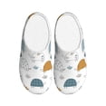 thumbnail image 1 of KLL Cute Doodle Turtles Pattern Adult Unisex Cozy Slippers,Fuzzy Slip-on Slippers TPR Sole Slippers Comfort Plush Home Footwear for Indoor & Outdoor-39/40, 1 of 7