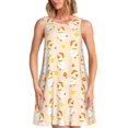 thumbnail image 1 of KLL Cute Duck And Flower Pattern Womens Summer Dresses 2025,Loose Round Neck Sleeveless Sundresses Tank Dresses with Pockets, 1 of 7