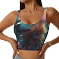 thumbnail image 1 of KLL Cute Flower Chihuahua Puppy for Workout Tank Tops for Women,U Back Fitness Top Built in Shelf Bras Padded Fit for Yoga Gym-Medium, 1 of 8