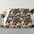 thumbnail image 1 of KLL Cute French Bulldog Print Fleece Throw Blanket, Horizontal Fleece Bedding Cute Soft Blankets Comfy Fleece Flannel Plush Home Decor for Couch & Bed -40"x30", 1 of 9