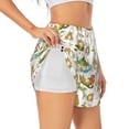 thumbnail image 1 of KLL Cute Frog Pattern Shorts Women,Athletic Shorts High Waisted Running Shorts Pocket Sporty Short Gym Elastic Workout Shorts-Small, 1 of 7