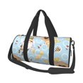thumbnail image 1 of KLL Cute Gnome Bee Collects Honey Duffle Bag For Men Women Sport Gym Fitness Tote Travel Training Workout Basketball Football Weekender, 1 of 8