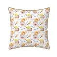thumbnail image 1 of KLL Cute Gnome Summer Decorative Throw Pillow Covers Velvet Soft for Couch Sofa Bedroom Living Room Outdoor (No pillow core)- 16"x16", 1 of 5