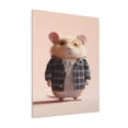 thumbnail image 1 of KLL Cute Mouse In Glasses Print Canvas Wall Art, Canvas Painting Prints Canvas Art Wall Decor Home Decoration for Living Room Bedroom Office, 1 of 6