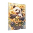 thumbnail image 1 of KLL Cute Panda Sunflower Print Canvas Wall Art, Canvas Painting Prints Canvas Art Wall Decor Home Decoration for Living Room Bedroom Office, 1 of 6