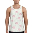 thumbnail image 1 of KLL Cute Pigs Print Men's Muscle Gym Workout Stringer Tank Tops Bodybuilding Fitness T-Shirts Tank Tops Men-Medium, 1 of 7