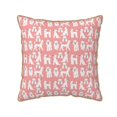 thumbnail image 1 of KLL Cute Poodle Dog Decorative Throw Pillow Covers Velvet Soft for Couch Sofa Bedroom Living Room Outdoor (No pillow core)- 20"x20", 1 of 5