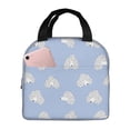 thumbnail image 1 of KLL Cute Poodle Dog Print Insulated Lunch Bag Women, Reusable Cute Tote Lunch Box for Adult & Men, Leakproof Cooler Lunch Bags for Work Office Travel Picnic, 1 of 5