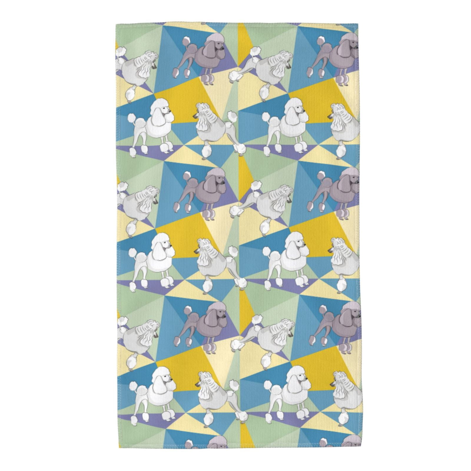 CafePress Black Poodle Beach Towel - 30x60 Inches, Super Soft & Absorbent, Perfect For Pool, Beach & Gifts