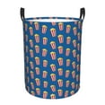 thumbnail image 1 of KLL Cute Popcorn Waterproof Foldable Laundry Hamper Bucket with Handles for Storage Bin,Kids Room,Home Organizer (Medium ), 1 of 7
